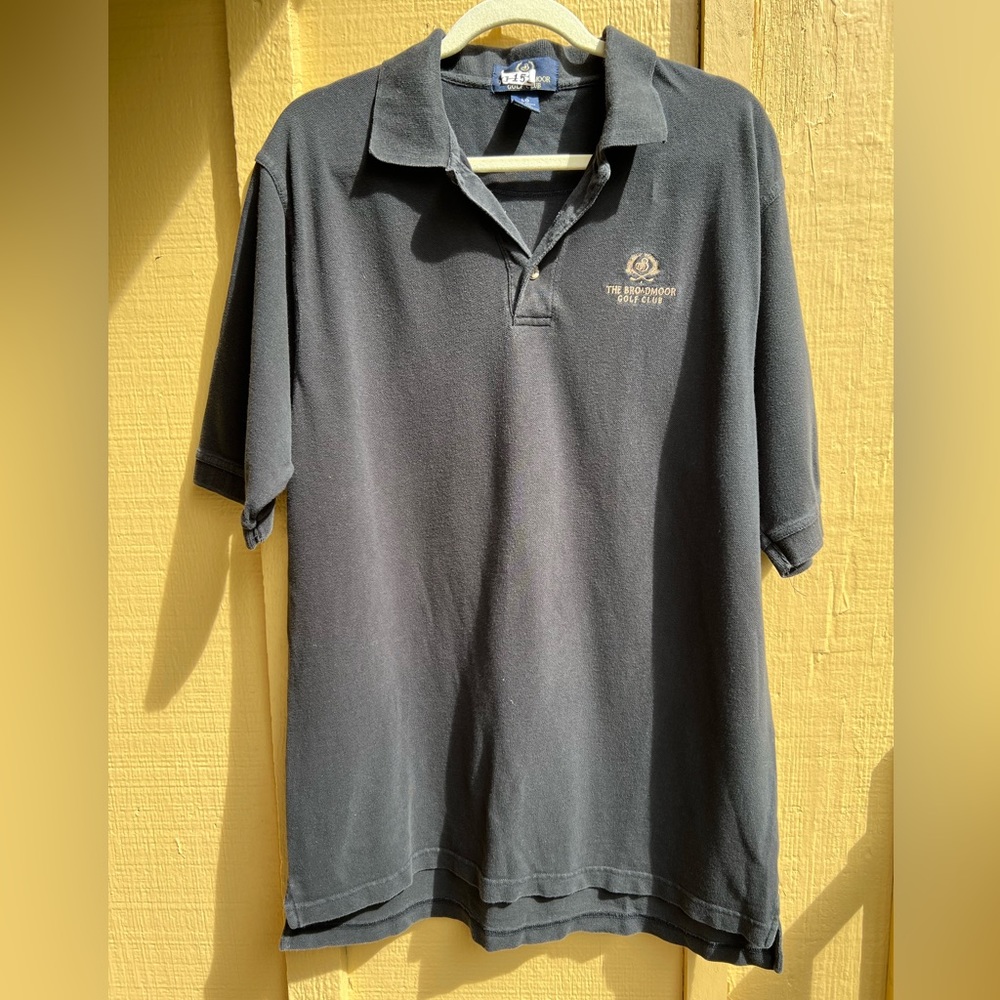 Broadmoor Golf Club Black Polo size L
